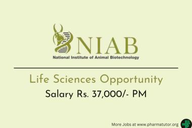 Life Sciences Opportunity at NIAB premier institute of DBT