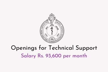 Openings for Technical Support at SCTIMST