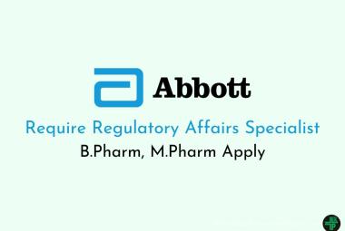 Require Regulatory Affairs Specialist at Abbott