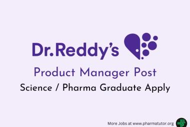 Work as Product Manager at Dr. Reddy's Laboratories