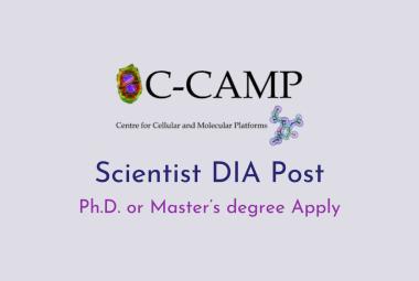 Application for the post of Scientist DIA at C-CAMP