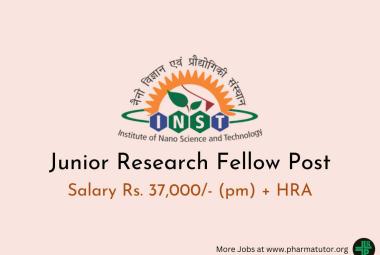 Applications are invited for JRF at Institute of Nano Science and Technology