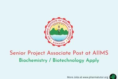 Applications are invited for Senior Project Associate at AIIMS