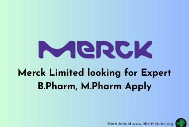 Merck Limited looking for Expert