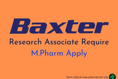Require Research Associate at Baxter