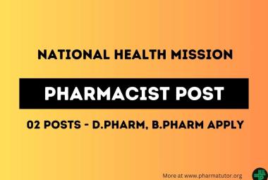 Work for Pharmacists under National Health Mission