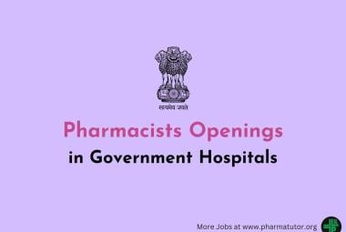 Openings for Pharmacists in Government Hospitals
