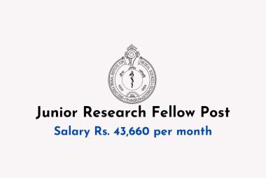 Applications are invited for Junior Research Fellow at SCTIMST