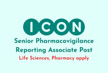 ICON plc looking for Senior Pharmacovigilance Reporting Associate