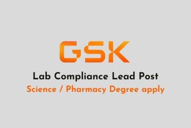 Work as Lab Compliance Lead at GSK