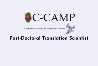 Work as Post-Doctoral Translation Scientist at C-CAMP