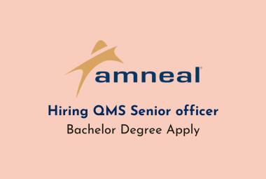 Amneal Pharma Hiring QMS Senior officer