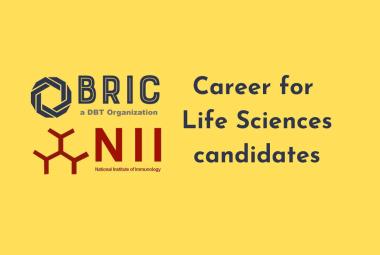 Career for Life Sciences candidates at National Institute of Immunology