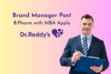 Dr. Reddy’s Laboratories looking for Brand Manager