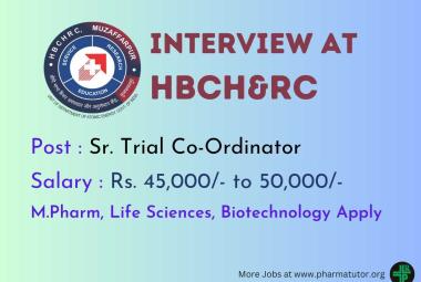 Openings for M.Pharm, Life Sciences, Biotechnology at Homi Bhabha Cancer Hospital and Research Centre