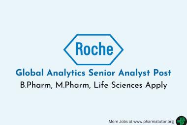 Roche looking for Global Analytics Senior Analyst