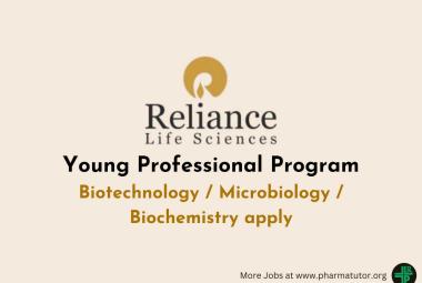 Young Professional Program at Reliance Life Sciences