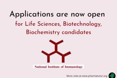 Applications are now open for Life Sciences, Biotechnology, Biochemistry candidates at NII