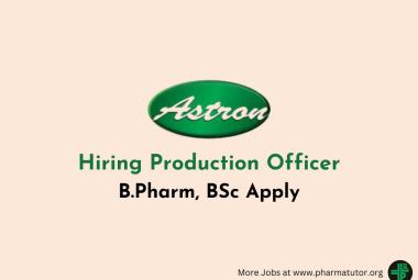 Astron Hiring Production Officer