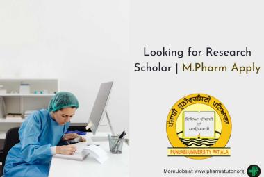 Punjabi University looking for Research Scholar