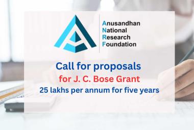 ANRF announces call for proposals for J. C. Bose Grant