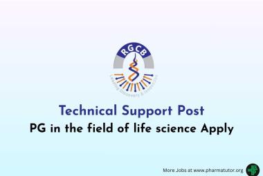 Applications are invited for Technical Support Post at BRIC-RGCB