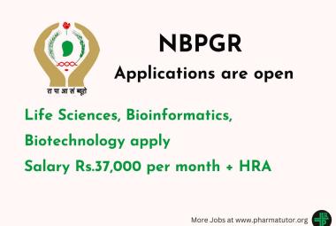 Applications are invited for the post of SRF & Project Assistant at ICAR-NBPGR