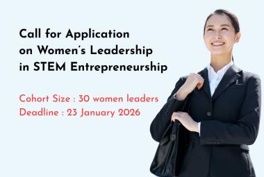 Call for Application on Women’s Leadership in STEM Entrepreneurship