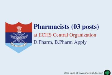 ECHS invites applications for Pharmacists