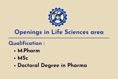 Openings in Life Sciences area at Centre for Cellular and Molecular Biology
