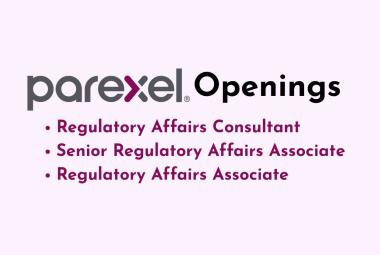 Openings in Regulatory Affairs at PAREXEL