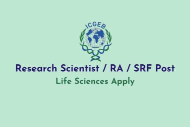 Research Scientist/RA/SRF positions at Cellular Immunology Group, ICGEB