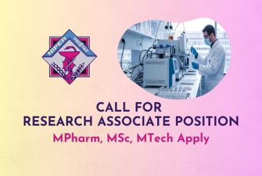 Call for Research Associate Position at NIPER