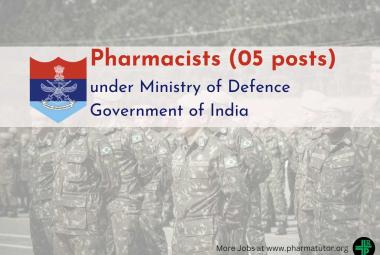 Ministry of Defence Hiring Pharmacists