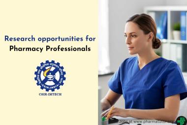 IMTECH opens research opportunities for Pharmacy Professionals