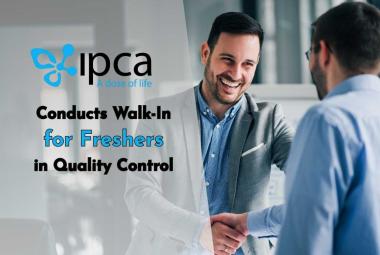 Ipca Laboratories Conducts Walk-In for Freshers in Quality Control
