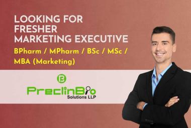 PreclinBio Solutions LLP looking for Fresher Marketing Executive