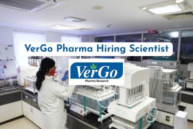 VerGo Pharma Hiring Scientist