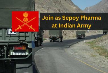 Indian Army Recruitment Rally for Sepoy Pharma - All Districts of Rajasthan