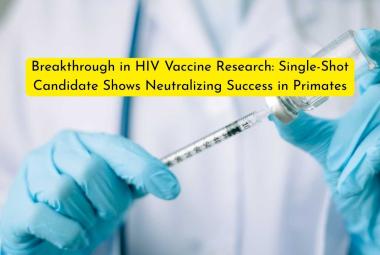 Breakthrough in HIV Vaccine Research : Single-Shot Candidate Shows Neutralizing Success in Primates