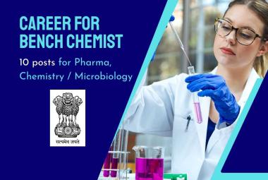 Career for Bench Chemist at Regional Drugs Testing Laboratory
