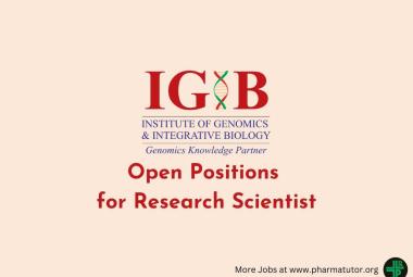 CSIR-IGIB Open Positions for Research Scientist