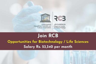 Join RCB - Opportunities for Biotechnology / Life Sciences
