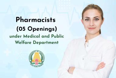 Medical and Public Welfare Department announces Pharmacists Openings