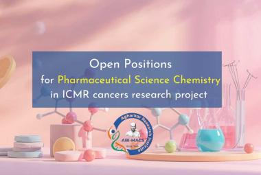 Open Positions for Pharmaceutical Science Chemistry in ICMR cancers research project at ARI
