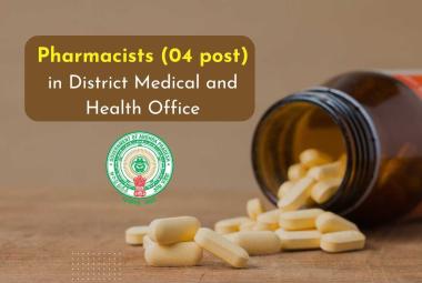 Openings for Pharmacists in District Medical and Health Office