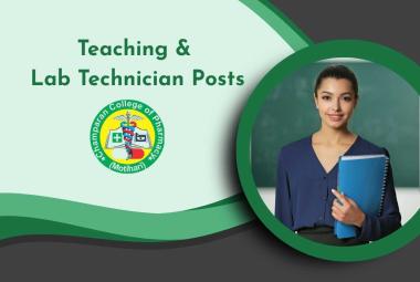 Openings for Teaching & Lab Technician Posts at Champaran College of Pharmacy