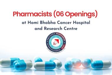 Pharmacist Opening at Homi Bhabha Cancer Hospital and Research Centre