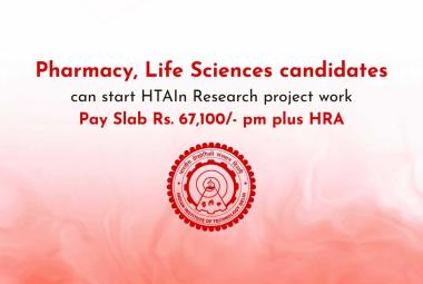 Pharmacy, Life Sciences candidates can start HTAIn Research project work at IIT Delhi