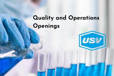 Quality and Operations Openings at USV Private Limited